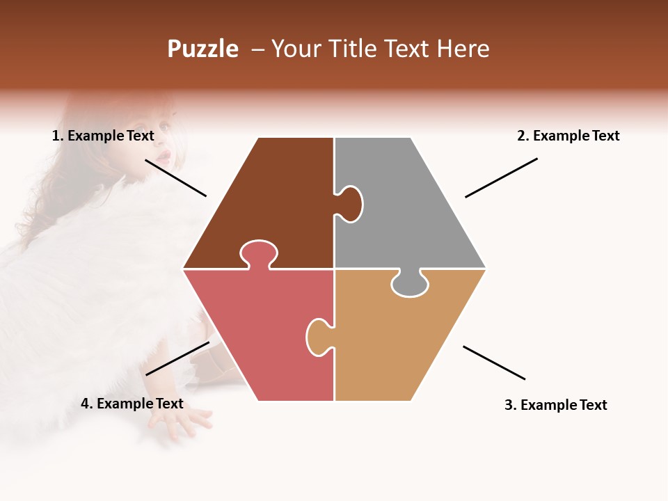 Holiday Portrait Cupid PowerPoint Template