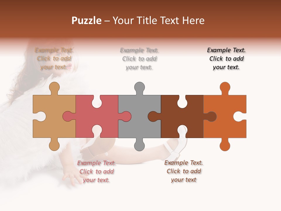 Holiday Portrait Cupid PowerPoint Template