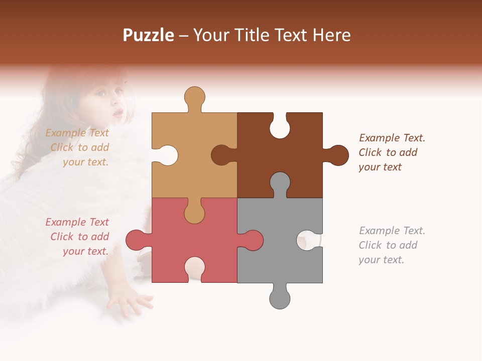 Holiday Portrait Cupid PowerPoint Template