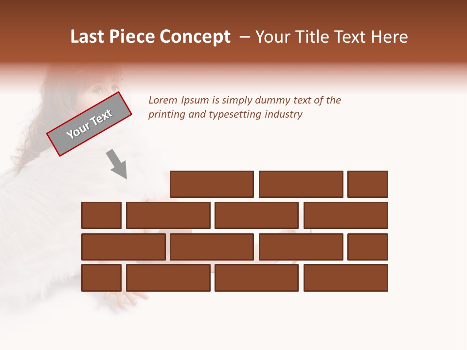 Holiday Portrait Cupid PowerPoint Template