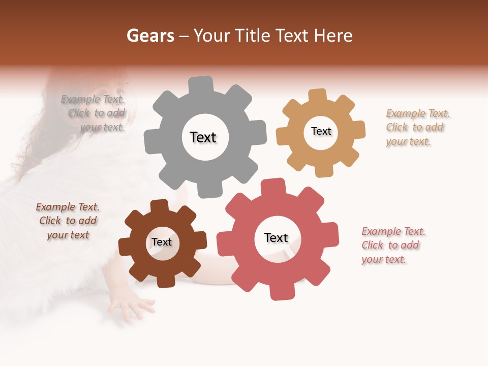 Holiday Portrait Cupid PowerPoint Template