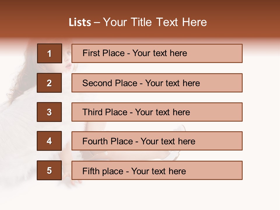 Holiday Portrait Cupid PowerPoint Template