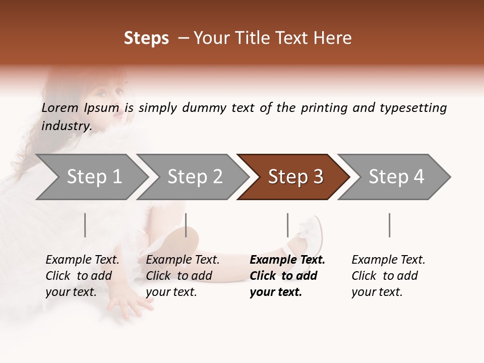 Holiday Portrait Cupid PowerPoint Template