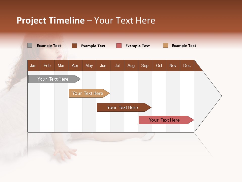 Holiday Portrait Cupid PowerPoint Template