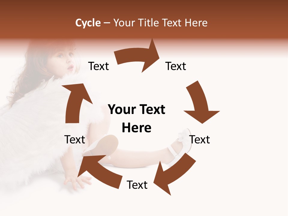 Holiday Portrait Cupid PowerPoint Template