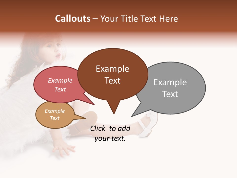 Holiday Portrait Cupid PowerPoint Template