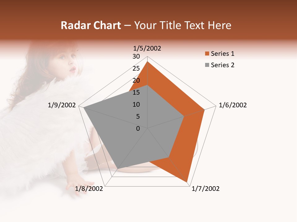 Holiday Portrait Cupid PowerPoint Template