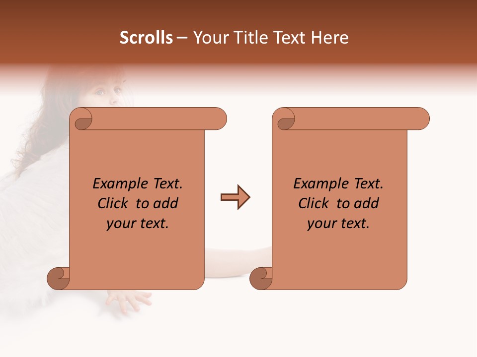 Holiday Portrait Cupid PowerPoint Template