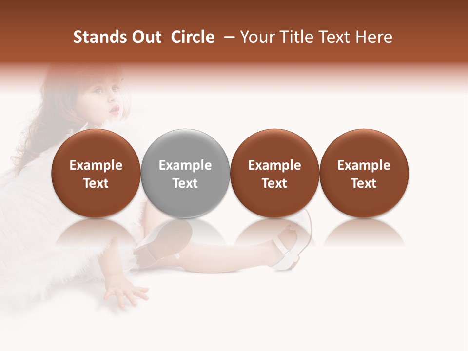 Holiday Portrait Cupid PowerPoint Template