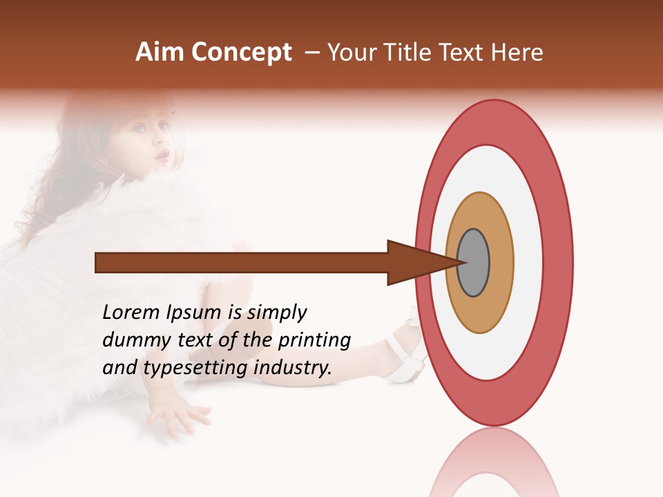 Holiday Portrait Cupid PowerPoint Template