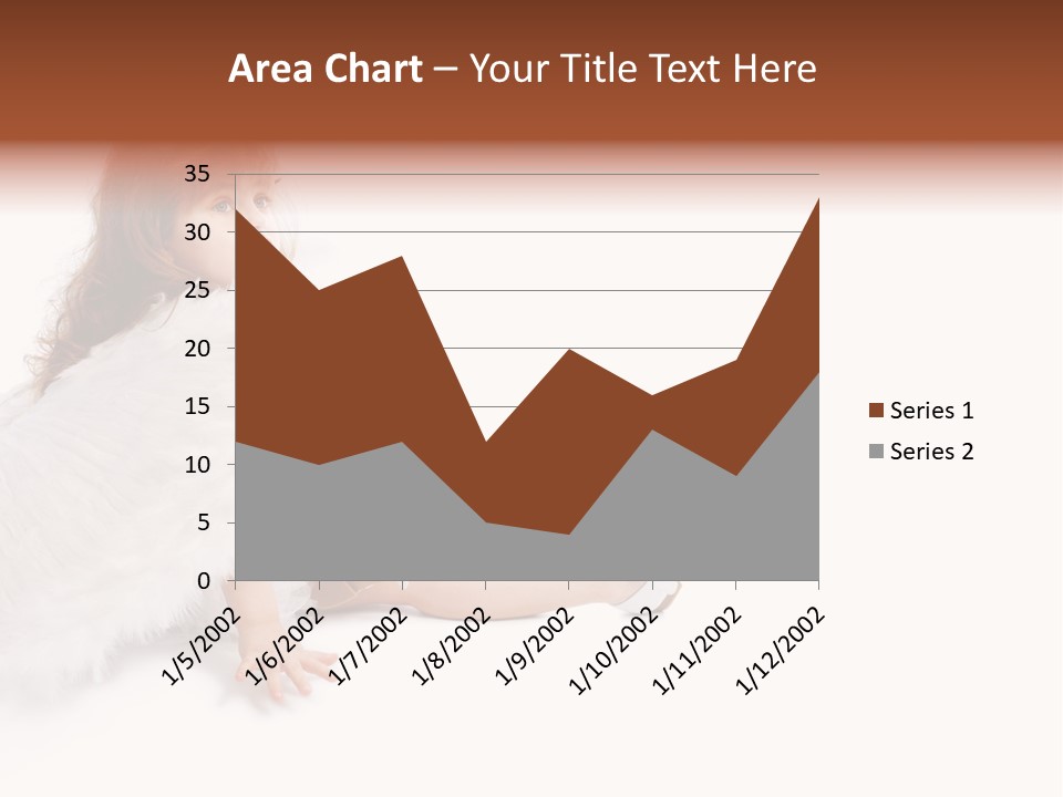 Holiday Portrait Cupid PowerPoint Template