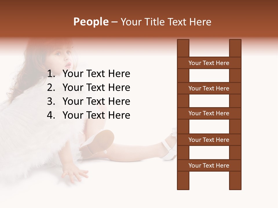 Holiday Portrait Cupid PowerPoint Template