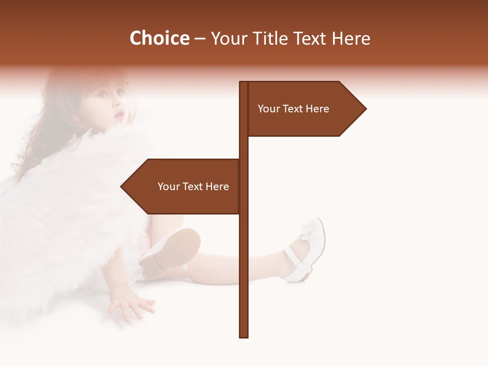 Holiday Portrait Cupid PowerPoint Template