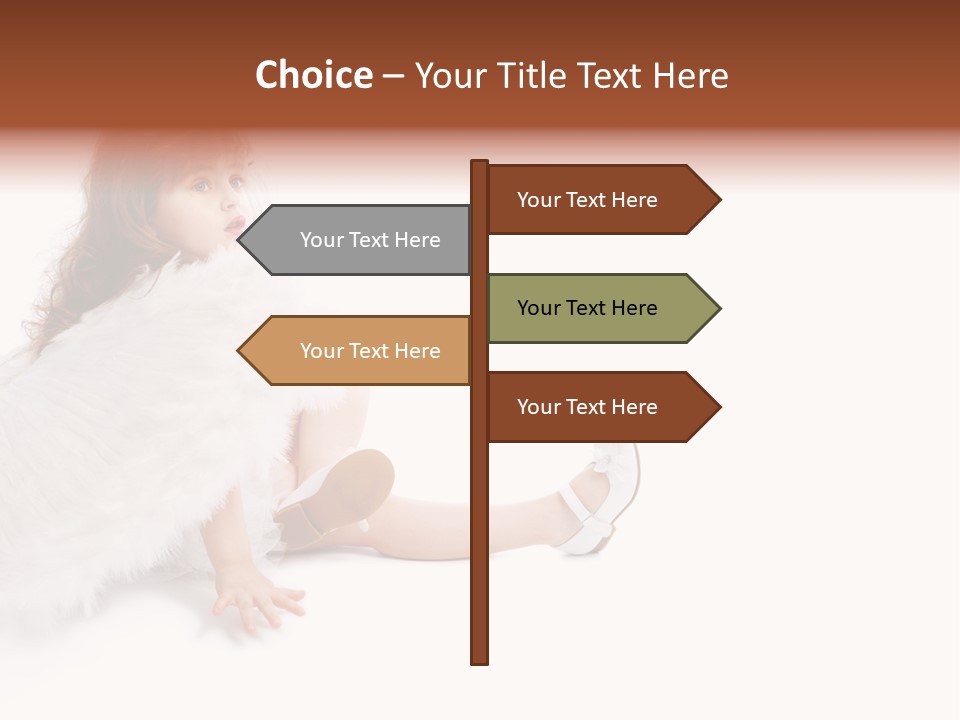 Holiday Portrait Cupid PowerPoint Template