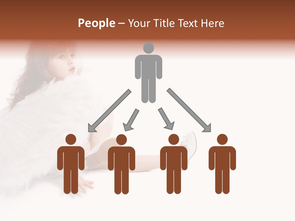 Holiday Portrait Cupid PowerPoint Template