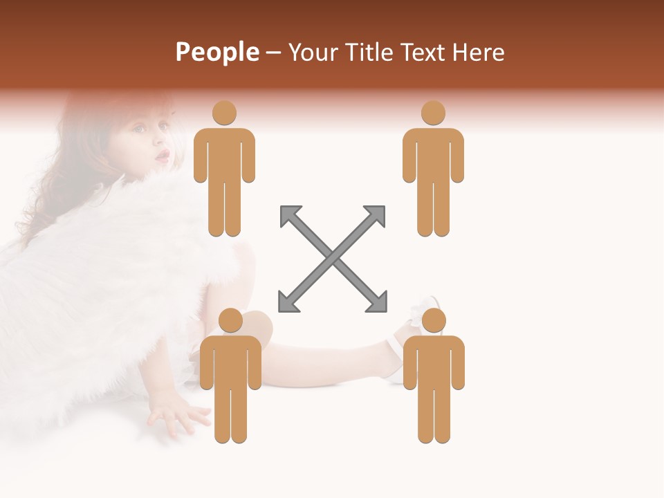 Holiday Portrait Cupid PowerPoint Template