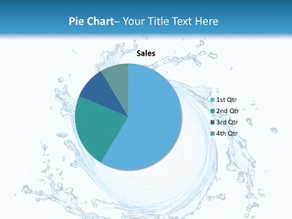 Cold Circle Water PowerPoint Template