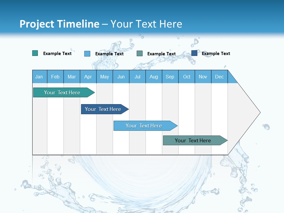 Cold Circle Water PowerPoint Template