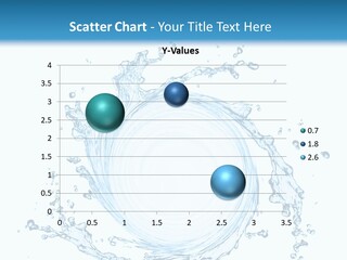 Cold Circle Water PowerPoint Template