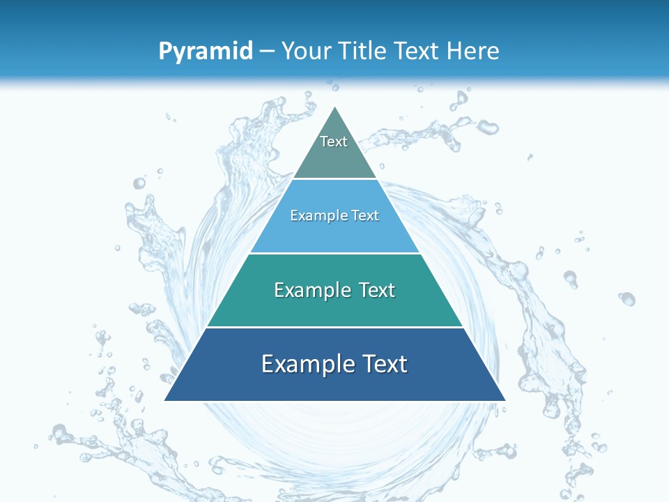 Cold Circle Water PowerPoint Template