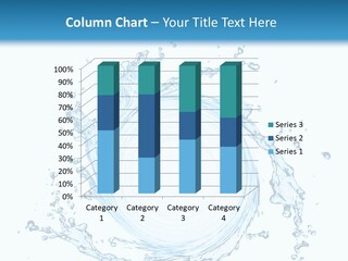 Cold Circle Water PowerPoint Template