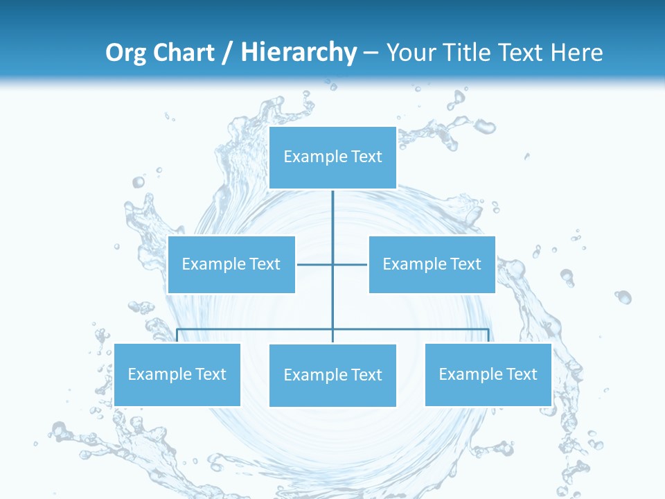 Cold Circle Water PowerPoint Template