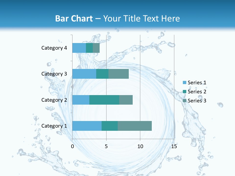 Cold Circle Water PowerPoint Template