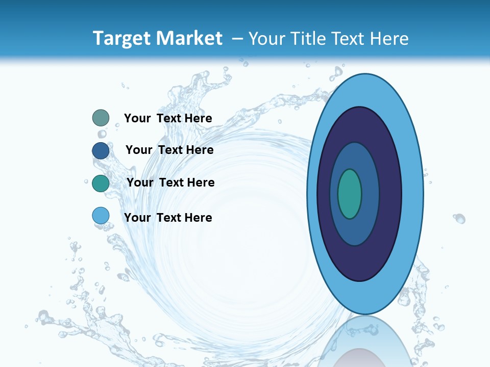 Cold Circle Water PowerPoint Template