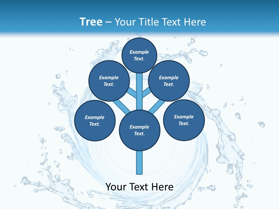 Cold Circle Water PowerPoint Template