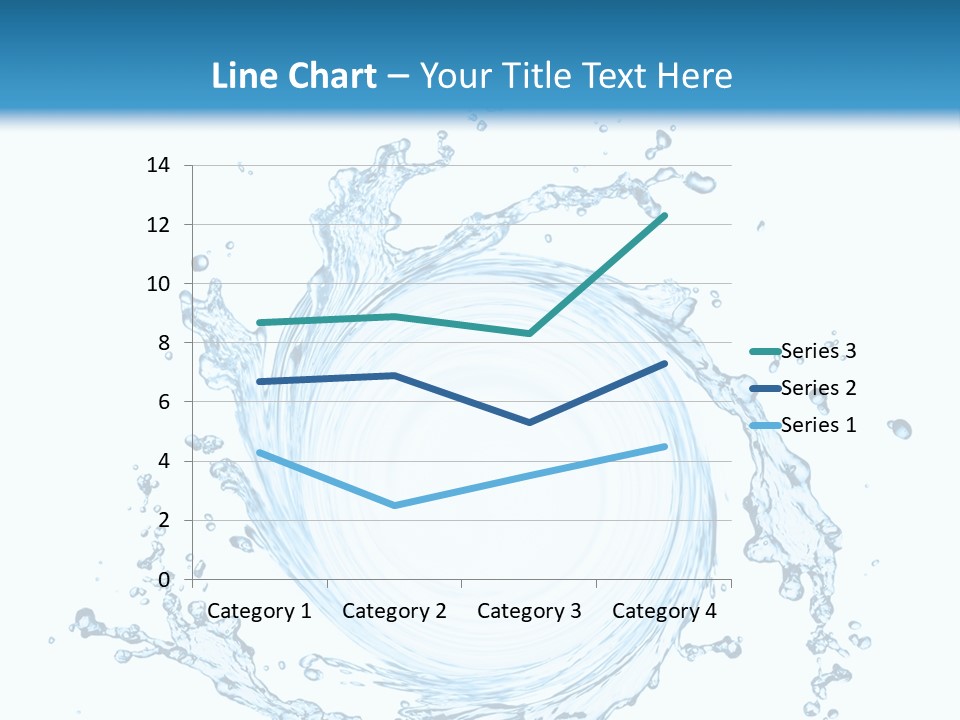 Cold Circle Water PowerPoint Template