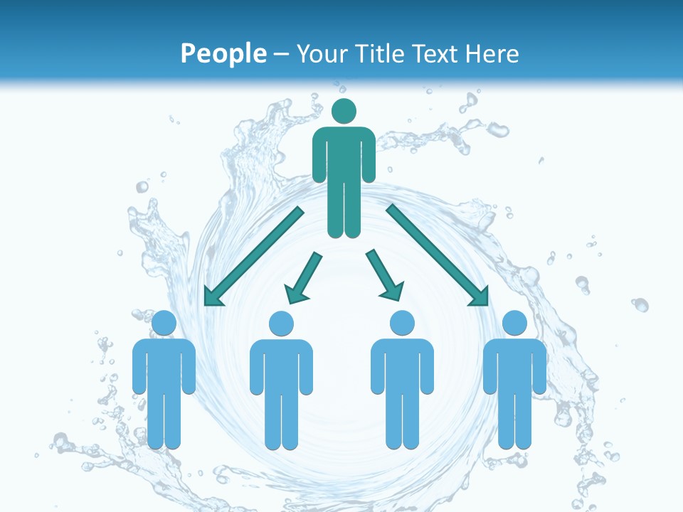Cold Circle Water PowerPoint Template