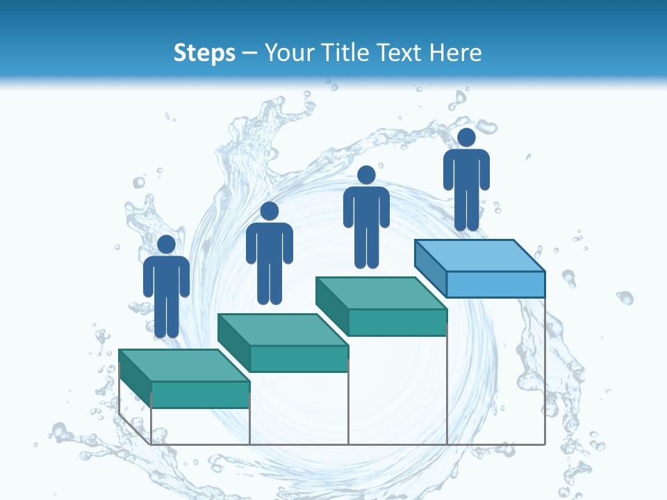 Cold Circle Water PowerPoint Template