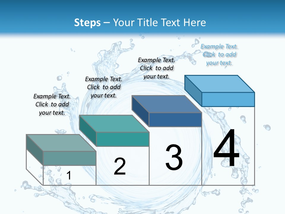 Cold Circle Water PowerPoint Template