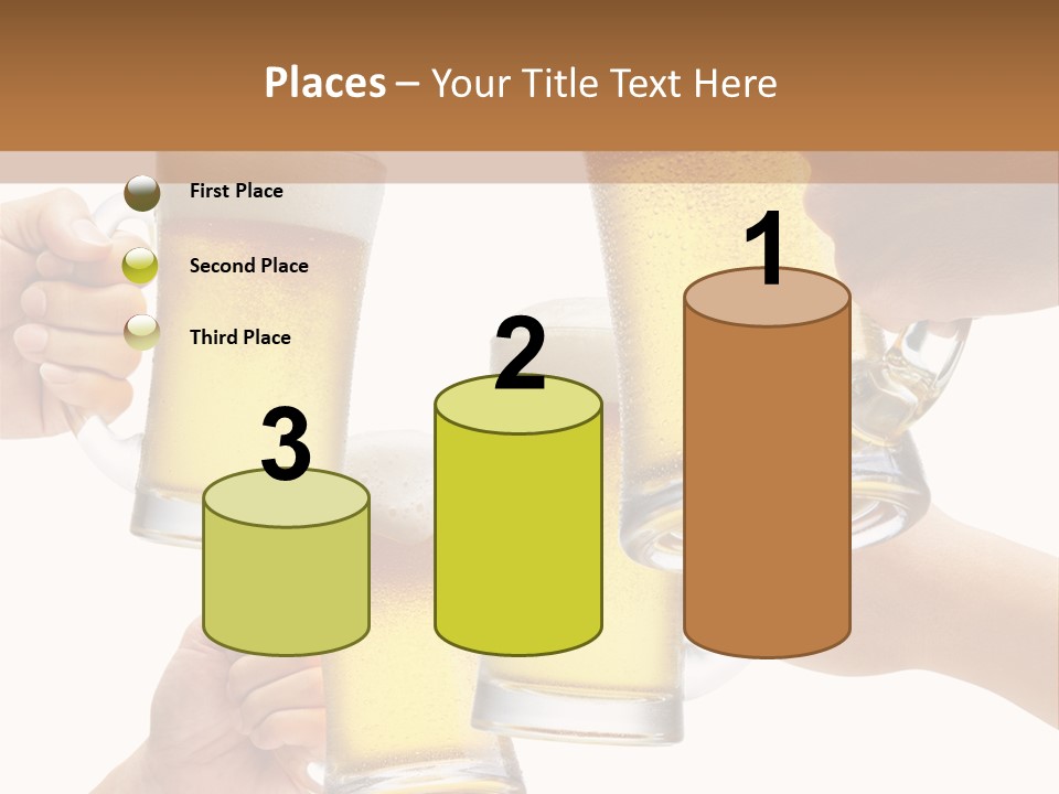 Drink Glass White PowerPoint Template
