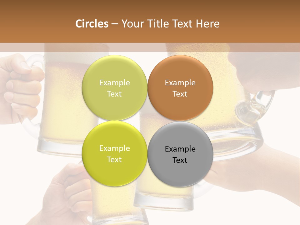 Drink Glass White PowerPoint Template
