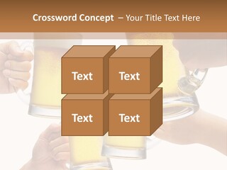 Drink Glass White PowerPoint Template