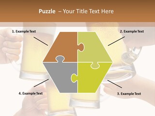 Drink Glass White PowerPoint Template