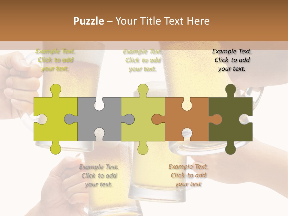 Drink Glass White PowerPoint Template