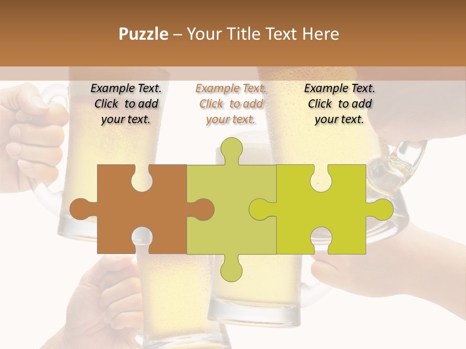 Drink Glass White PowerPoint Template