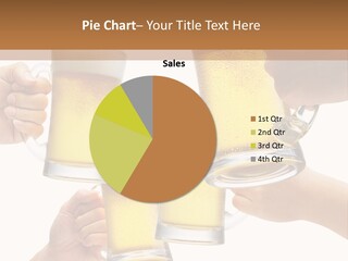 Drink Glass White PowerPoint Template
