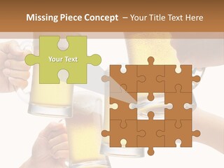 Drink Glass White PowerPoint Template