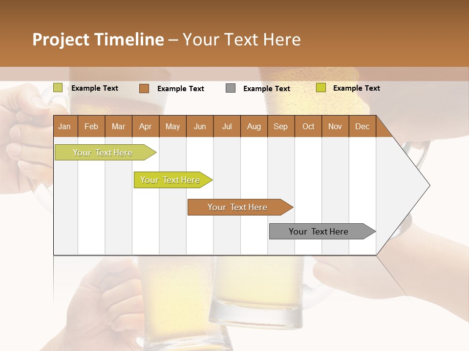 Drink Glass White PowerPoint Template