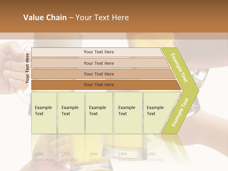 Drink Glass White PowerPoint Template