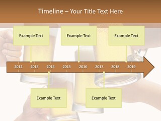 Drink Glass White PowerPoint Template