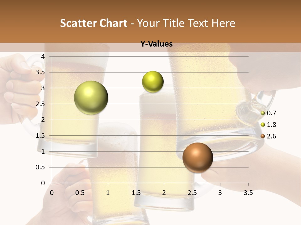 Drink Glass White PowerPoint Template
