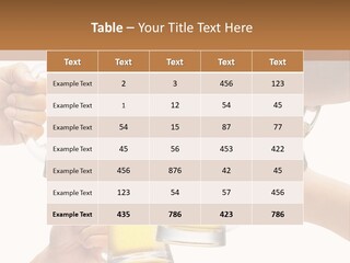 Drink Glass White PowerPoint Template