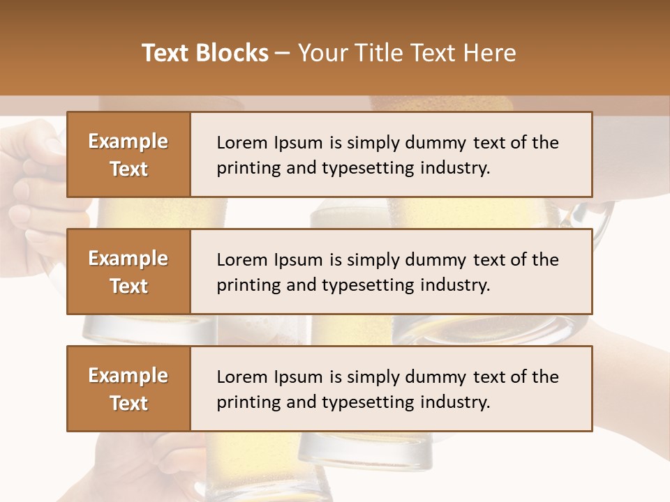 Drink Glass White PowerPoint Template