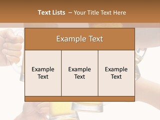 Drink Glass White PowerPoint Template