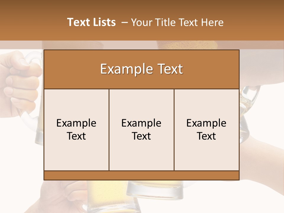 Drink Glass White PowerPoint Template