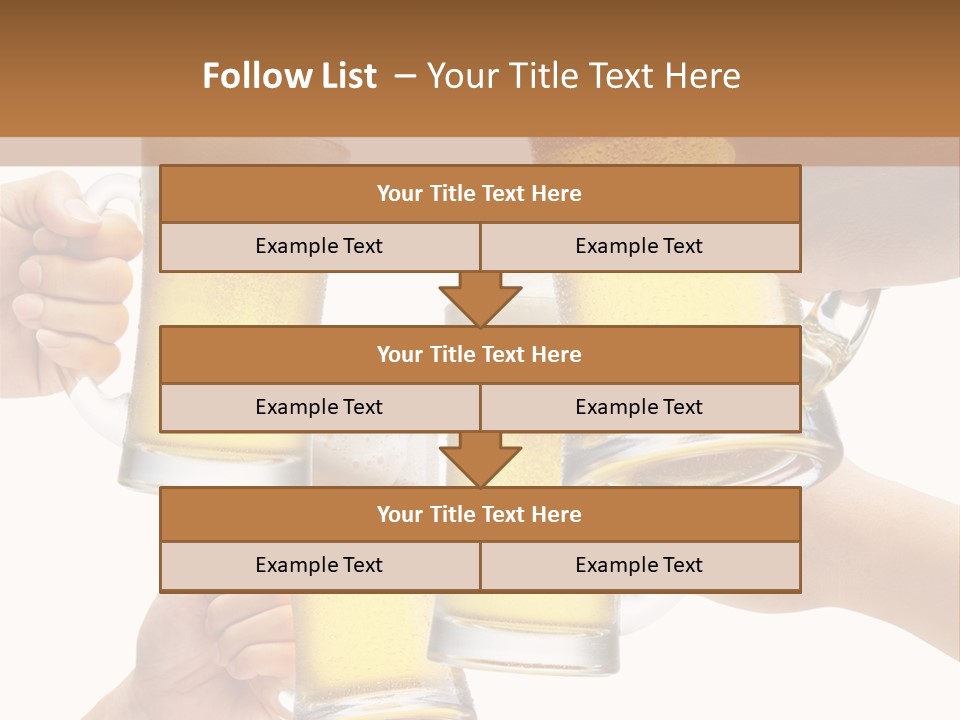 Drink Glass White PowerPoint Template